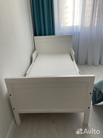 Детская кровать IKEA с матрасом