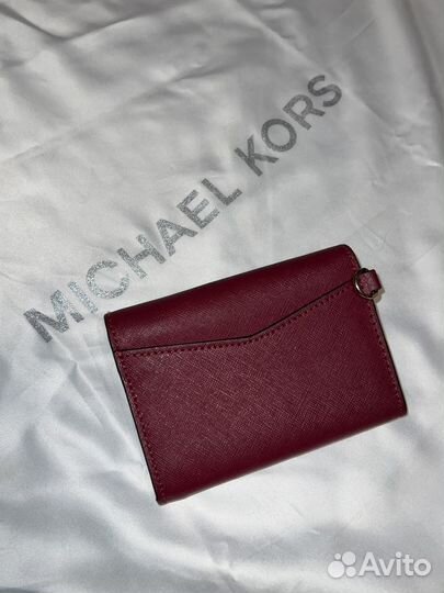 Бу кошелек Michael Kors, бордовый цвет. размер 13