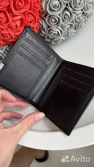 Бумажник тонкий с черепом