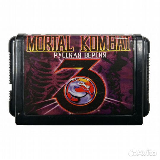 Картридж 16bit mortal kombat 3 ultimate