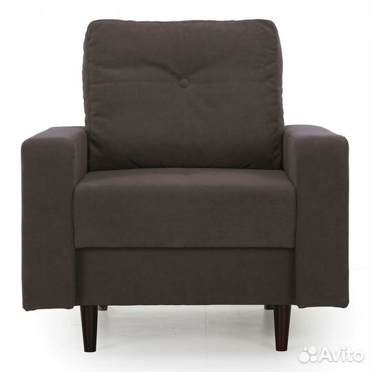 Кресло для отдыха Beneli лоретт, Коричневое, велюр