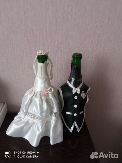 Свадебные фужеры и украшения