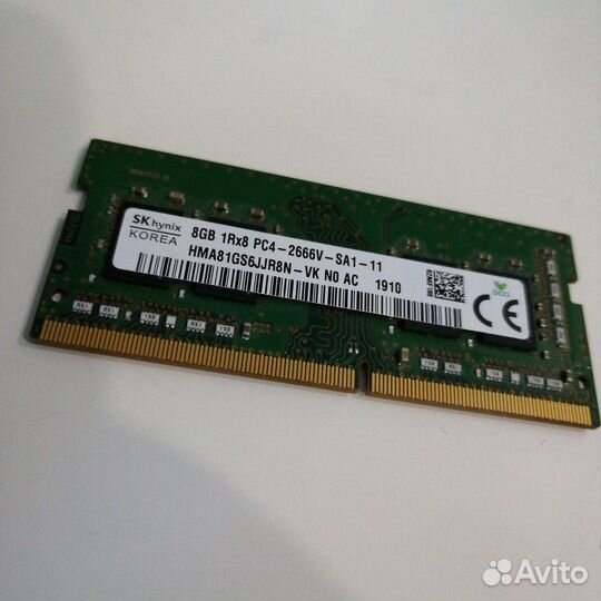 Оперативная память Hynix для ноутбука ddr4 8gb