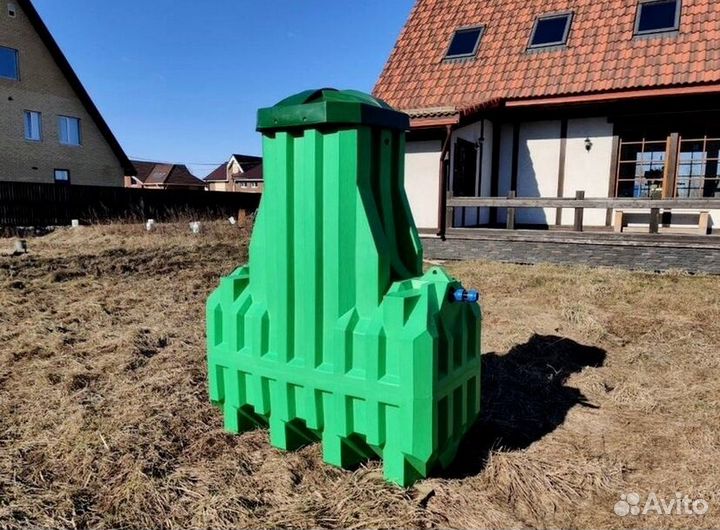 Септик без откачки под ключ + гарантия