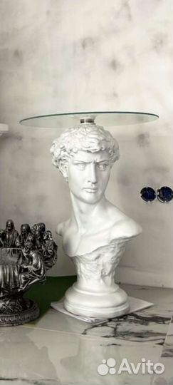 Бюст Давида Большой 0,65м Статуя Светильник Столик