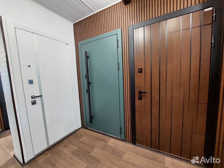 Стальная дверь двустворчатая