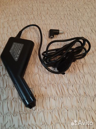 Автомобильное зарядное для ноутбука, адаптер Sony