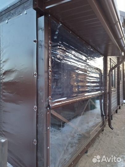 Мягкие окна (шторы) для беседок, веранд, террас