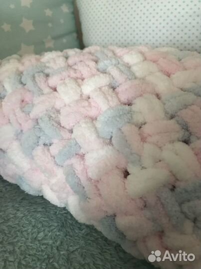 Плед детский плюшевый