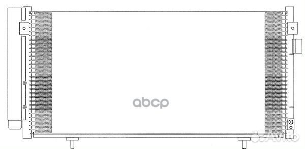 Конденсер subaru forester/impreza/XV 1.6-2.5/2.0D