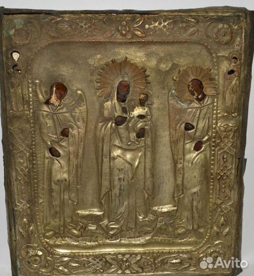 Иконы старинные : Кипрская бм, Знамение