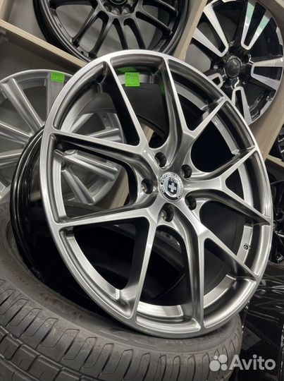 Hre p101 r19 5*114.3 темный хром toyota lexus Hyun