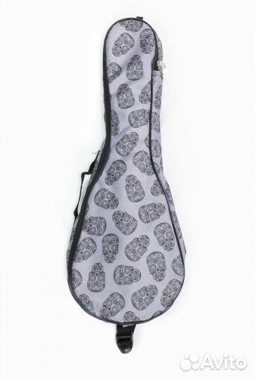 MZ-ChUS21-2skull2 Чехол для укулеле 21