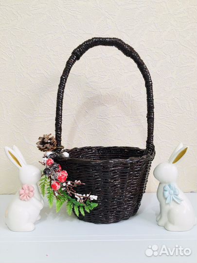 Корзина плетеная