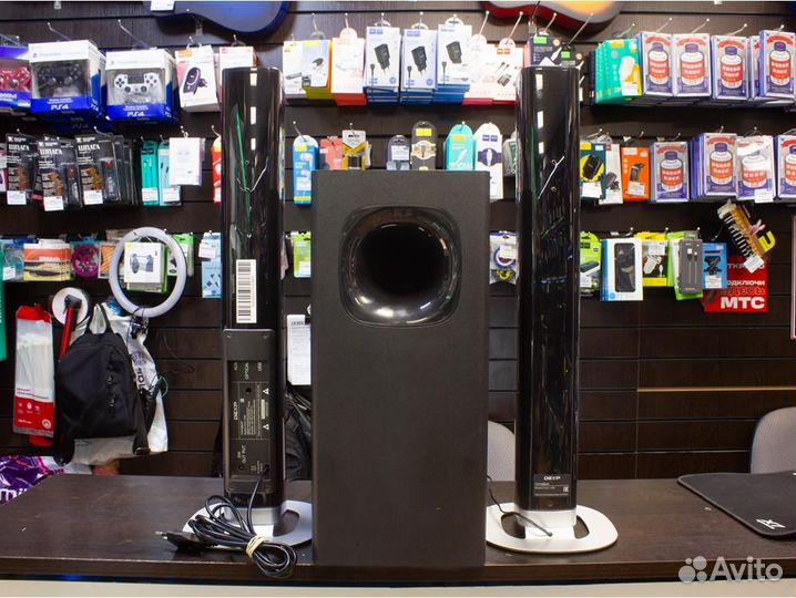 Саундбар dexp v260 черный 2.1 120 вт bluetooth usb