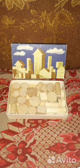 Кубики деревянные СССР