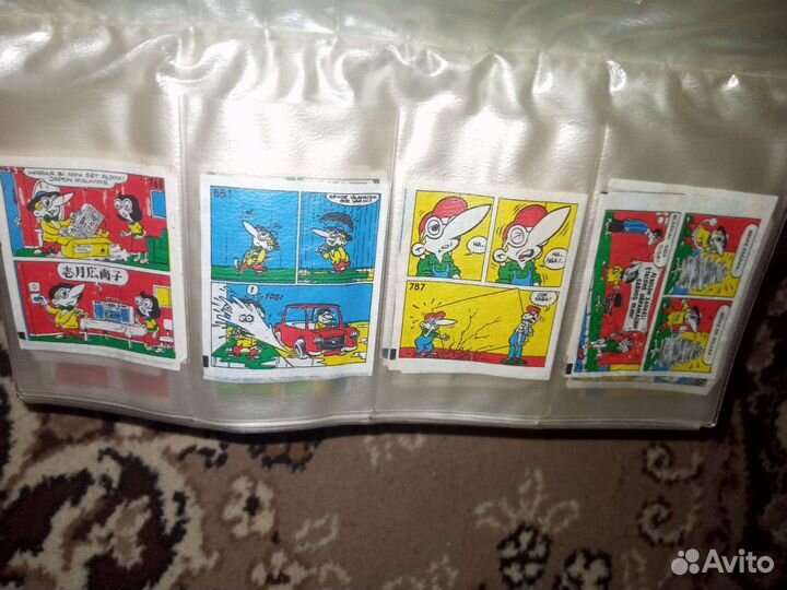 Вкладыши от жвачек