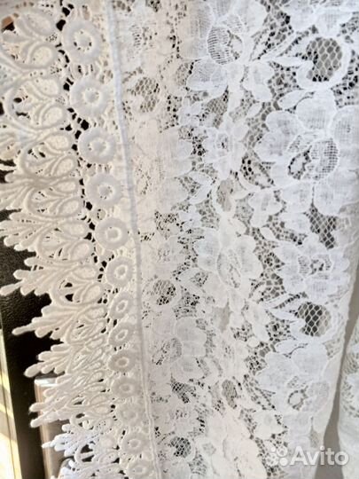 Платье белое, летнее хлопок Италия 48-56