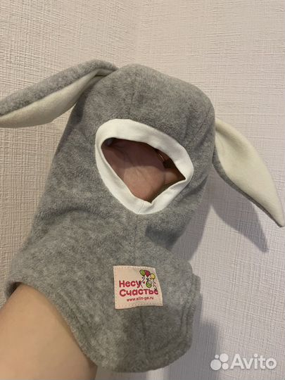 Шапка шлем зима для мальчика и девочки