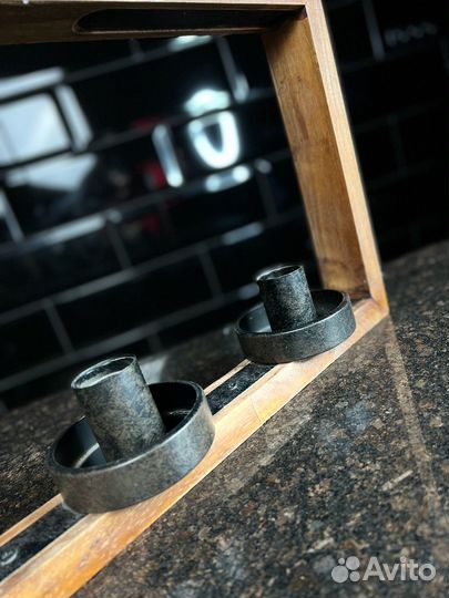 Лампа подвесная в стиле лофт дерево светильник