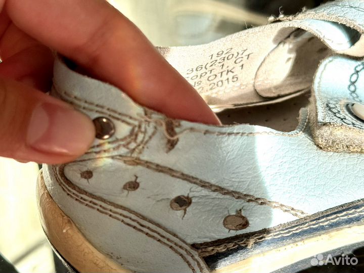 Туфли летние 36 размер