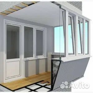Пластиковые окна и двери Остекление лоджий