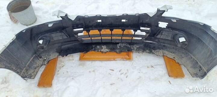 Бампер передний nissan almera g15 белый