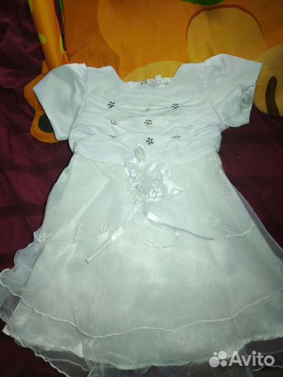 Платье для девочки 74 размер