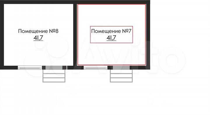 Торговое помещение в ЖК Ясный, 41.7 м²
