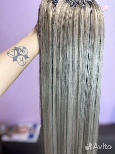 Хвост волосы на резинке