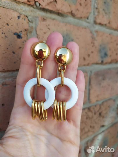 Винтажные клипсы monet 1970 годы