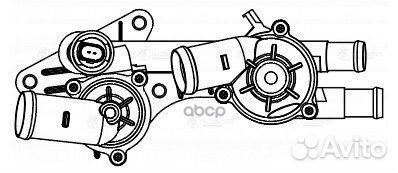 Термостат VW tiguan 08- LT1836 luzar