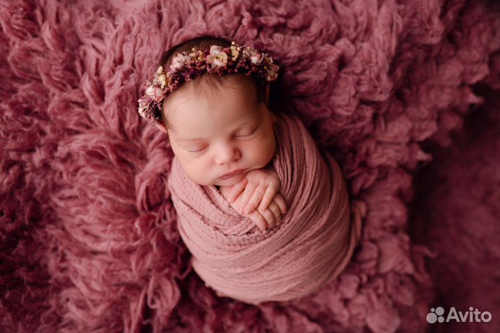 Фотосессия новорожденных newborn у вас дома