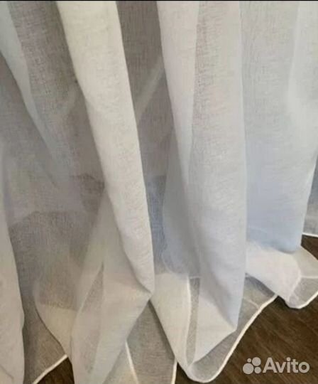 Тюль(батист белый)новый