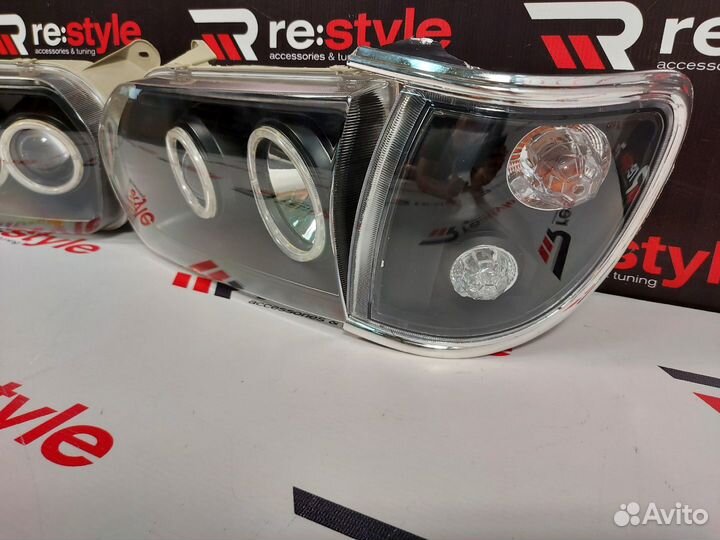 Фары Nissan Terrano R50 LED Темные R1905