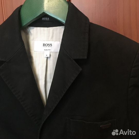 Пиджак Hugo Boss черный, 8 лет, slim fit