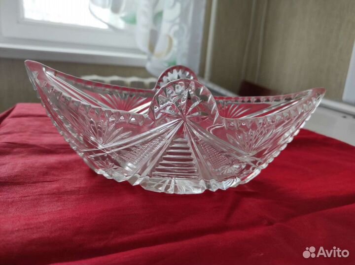 Салатник хрустальный