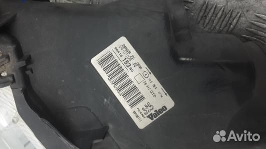 Фара левая peugeot 307 (KBE06MR01)