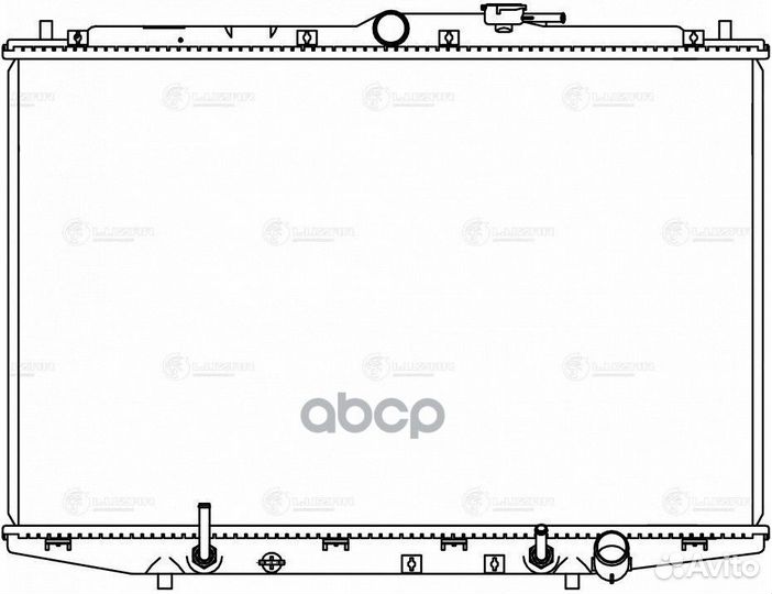 Радиатор охл. honda odyssey (99) 2.3I AT LRc 2
