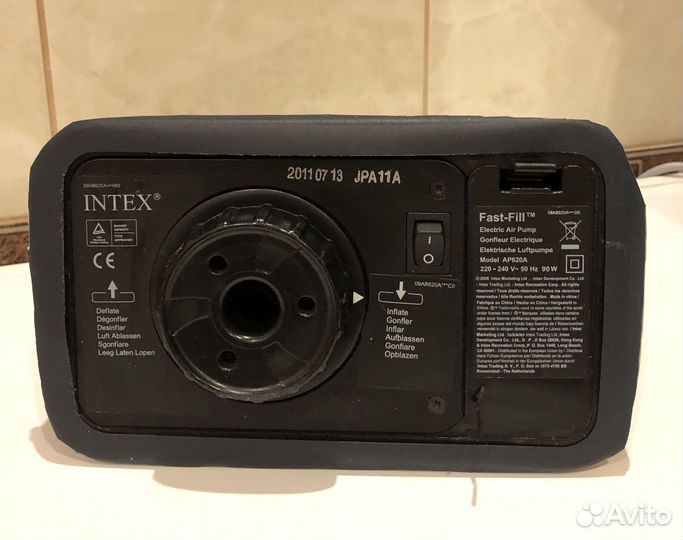 Насос от матраса intex