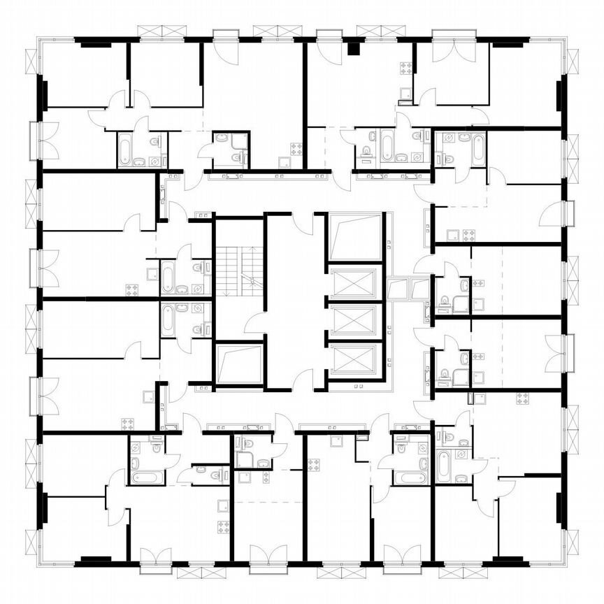 3-к. квартира, 75,2 м², 6/23 эт.