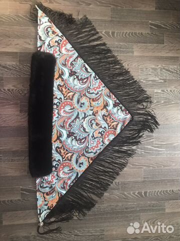 Платок меховой