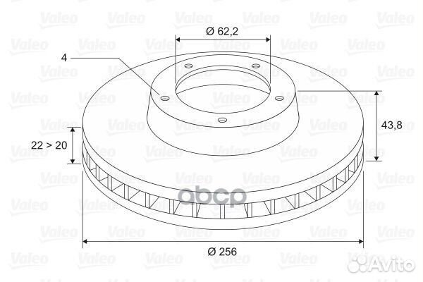 Диск тормозной hyundai solaris 10/KIA RIO III