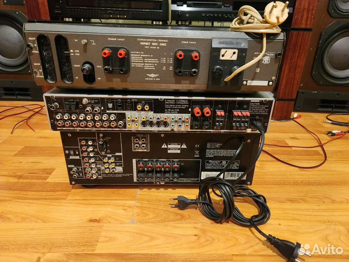 Корвет 100У-068С+Pioneer VSX-417+Panasonic SA-XR50