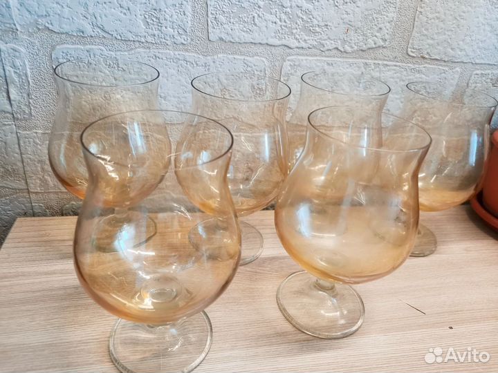 Стаканы для коньяка СССР на ножке