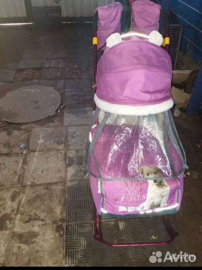 Санки коляска ника