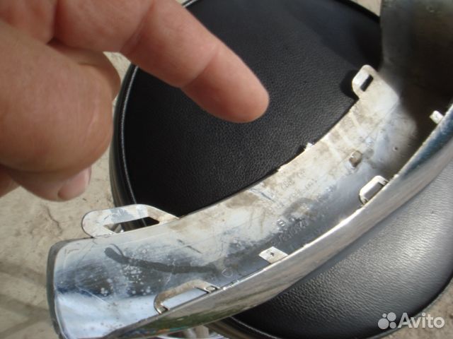 Мерседес Накладка переднего бампера X166 2012-н в