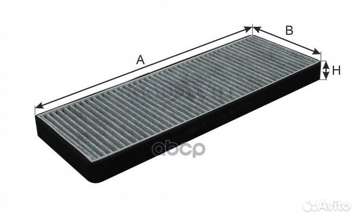 Фильтр салона VAG passat 96/A4 угольный AG 733