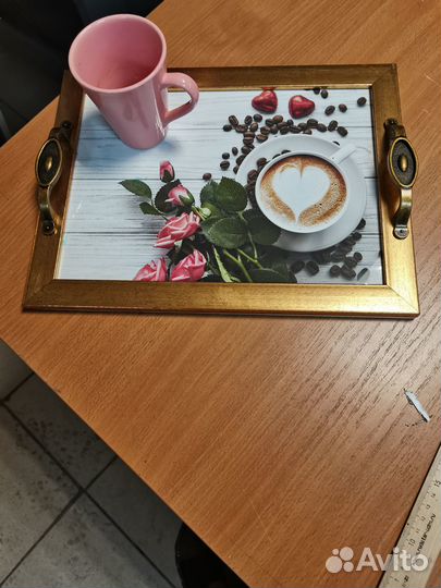 Поднос 28*36 с ручками