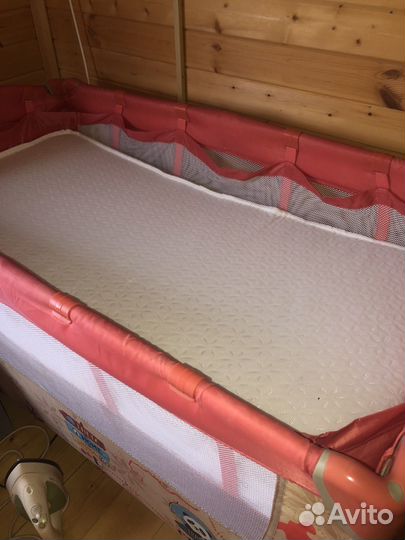 Манеж кровать детская с новым матрасом